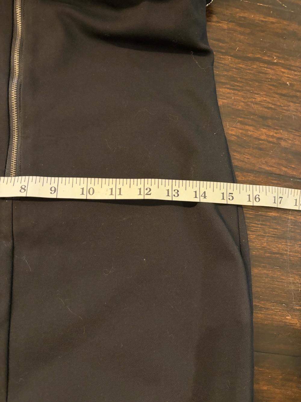 Zara Trafulac Black Sleeveless Dress with Chevron Bead Trim size large - Picture 7 of 9